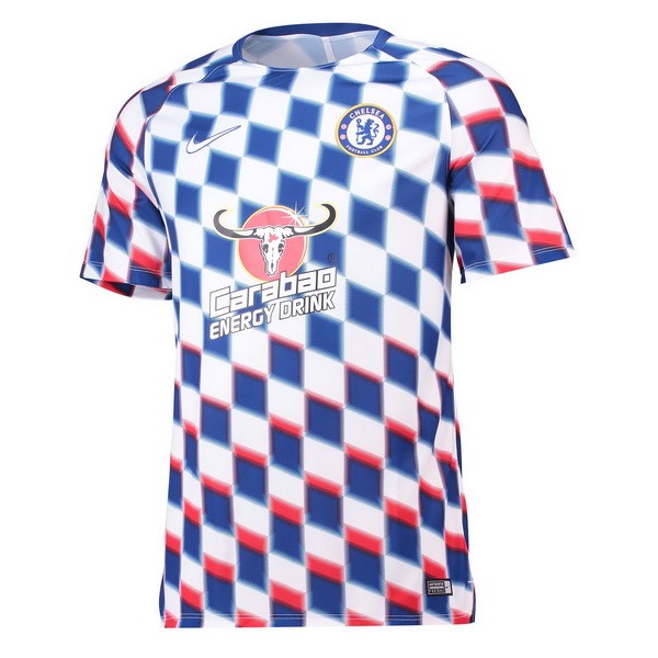 Camiseta Entrenamiento Chelsea 2018-2019 Blanco Azul